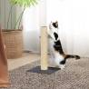 Cat Scratching Post Dark Grey 22x22x45 cm Colour dark grey 