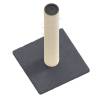 Cat Scratching Post Dark Grey - 22x22x45 cm | HiPoMarket