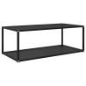 Coffee Table Black 100x50x35 cm Tempered Glass Colour black Size 100 x 50 x 35 cm Quantity in Package 1 