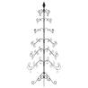 Black Metal Christmas Tree for DIY Decoration - 215 cm