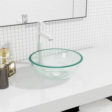 Stylish Tempered Glass Basin 30x12 cm - Hipomarket UK