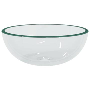 Stylish Tempered Glass Basin 30x12 cm - Hipomarket UK