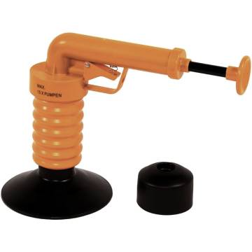 Drain Buster Handheld Drain Plunger - Orange & Black