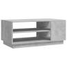 Concrete Grey Coffee Table - Modern Design & Ample Storage