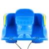 Blue Sledge with Brakes - Durable Polypropylene 87x40 cm