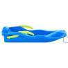 Blue Sledge with Brakes - Durable Polypropylene 87x40 cm