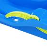 Blue Sledge with Brakes - Durable Polypropylene 87x40 cm