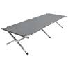 XXL Grey Camping Bed 210x80x48 cm - Comfortable & Portable