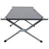 XXL Grey Camping Bed 210x80x48 cm - Comfortable & Portable