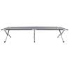 XXL Grey Camping Bed 210x80x48 cm - Comfortable & Portable