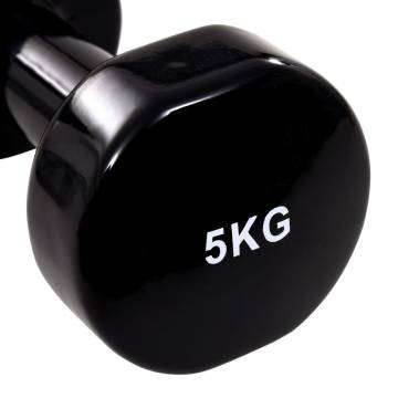 Dumbbell Set 2x5 kg Cast Iron - Perfect for Home Workouts