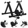 Roller Trainer Black 26"-28" Steel - Train Comfortably at Home