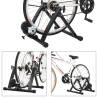 Roller Trainer Black 26"-28" Steel - Train Comfortably at Home