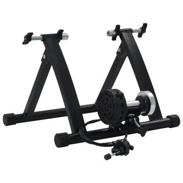 Roller Trainer Black 26"-28" Steel - Train Comfortably at Home