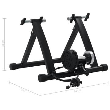 Roller Trainer Black 26"-28" Steel - Train Comfortably at Home