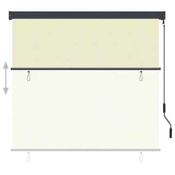 Outdoor Roller Blind 170x250 cm Cream - Stylish & Functional