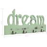 Wall Mounted Coat Rack DREAM - 50x23 cm | HipoMarket