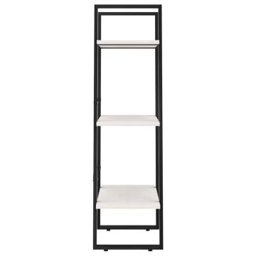 White Storage Shelf 60x30x105 cm | Solid Pine Wood | HipoMarket