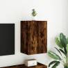 Smoked Oak TV Wall Cabinet - Space-Saving Design 40.5x30x60 cm