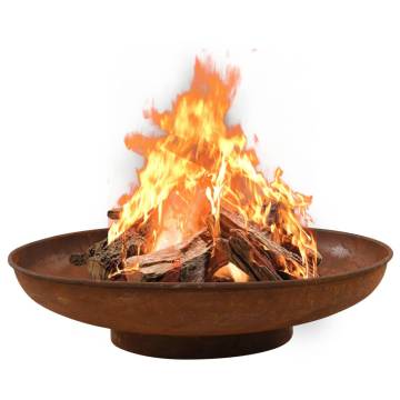 Fire Pit 80 cm Steel - Perfect for Gardens & Patios