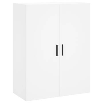 Elegant Wall Mounted Cabinets - 2 pcs White | Hipomarket UK