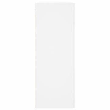 Elegant Wall Mounted Cabinets - 2 pcs White | Hipomarket UK