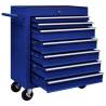 Workshop Tool Trolley with 7 Drawers - Blue | Hipo Market