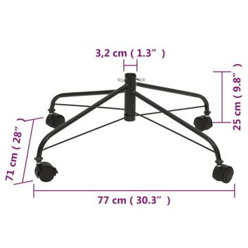 Christmas Tree Stand with Wheels - 77x71x25 cm | HipoMarket