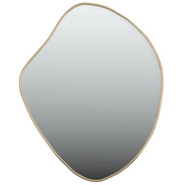 Wall Mirror Gold 50x40 cm - Minimalistic Home Decor