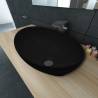 Stylish Black Ceramic Basin 40x33 cm for Modern Interiors