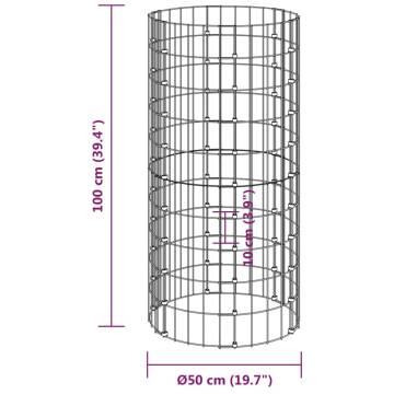 Garden Composter Ø50x100 cm Galvanised Steel - Durable & Practical