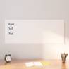 Wall-mounted Magnetic Board White 100x40 cm Tempered Glass Colour white Size 100 x 40 cm Model without accessories 