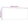 Wall-mounted Magnetic Board White 100x40 cm - Tempered Glass