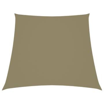 Sunshade Sail Oxford Fabric Trapezium 2/4x3m - Beige | HipoMarket