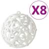 100 Piece White Christmas Ball Set - Decorate Your Tree