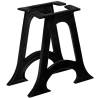 Coffee Table Legs 2 pcs with Arched Base A-Frame Cast Iron Quantity in Package 2 Shape a-frame with arched bottom Type of furniture coffee table Number of 