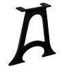 Coffee Table Legs 2 pcs with Arched Base - Cast Iron A-Frame