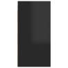 Stylish High Gloss Black TV Cabinet | 30.5x30x60 cm