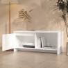 Elegant White TV Cabinet - 90x35x40 cm | Hipomarket UK