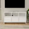 TV Cabinet High Gloss White 102x37.5x52.5 cm Engineered Wood Colour high gloss white Quantity in Package 1 