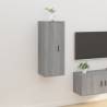 Wall Mounted TV Cabinet Grey Sonoma 40x34,5x100 cm Colour grey sonoma Quantity in Package 1 Height 100 cm Width 40 cm 