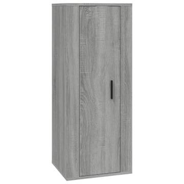 Wall Mounted TV Cabinet Grey Sonoma - Modern & Functional Design