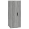 Wall Mounted TV Cabinet Grey Sonoma - Modern & Functional Design