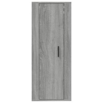 Wall Mounted TV Cabinet Grey Sonoma - Modern & Functional Design