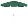 Beach Umbrella Green 180x120 cm Colour green Size 180 x 120 cm Quantity in Package 1 