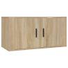 Wall Mounted TV Cabinet Sonoma Oak - Space-Saving Design