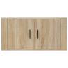 Wall Mounted TV Cabinet Sonoma Oak - Space-Saving Design