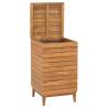 Laundry Basket 40x40x70 cm | Solid Teak Wood | Hipomarket