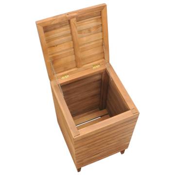 Laundry Basket 40x40x70 cm | Solid Teak Wood | Hipomarket