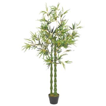 Realistic 160 cm Artificial Bamboo Plant with Pot - Green